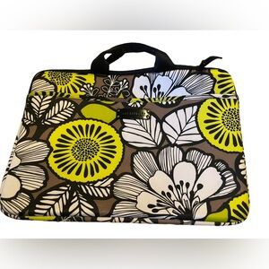 Vera Bradley Citron neoprene laptop case